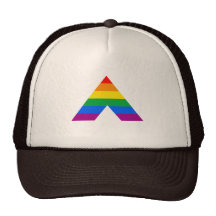 Straight Ally Symbol Mesh Hat