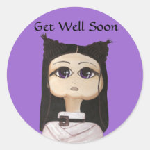 Straight Jacket Quantum Cutie Get Well Soon Sticker