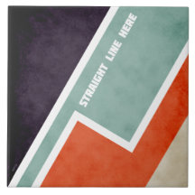 Straight Line Here Ceramic Tiles