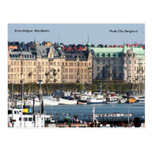 Strandvägen, Stockholm, Photo Ol... Postcard