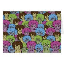 Strange People Greeting Card