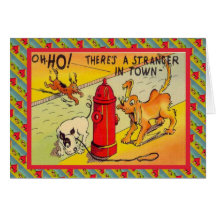 Strangers in town cards