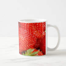 strawberries coffee mugs