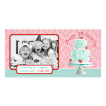 Strawberry Cake Photo Card