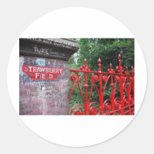 Strawberry Fields Liverpool Stickers