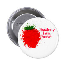 Strawberry Fields Pinback Button