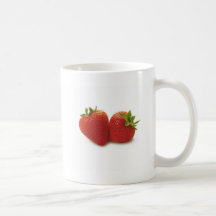 strawberry theme mugs