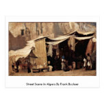 Street Scene In Algiers By Frank Buchser Post Card