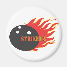 Strikers Red Fridge Magnets