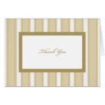 Stripe Sympathy or Funeral Thank You Card