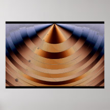 Striped Cone. Print