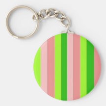 Striped Watermelon Keychains