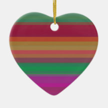Stripes Christmas Tree Ornament