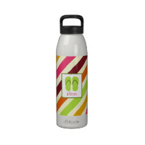 Stripes & Flip Flops Water Bottle water bottles