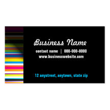 Stripes in Spotlight Business Card