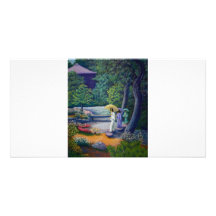 Strolling Paradise Picture Card