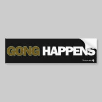 Stronghold 2 - Gong Happens bumper stickers