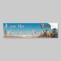 Stronghold Crusader - Greatest Lord 1 bumper stickers