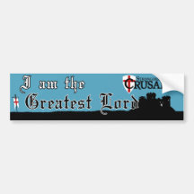 Stronghold Crusader - Greatest Lord 2 Bumper Sticker