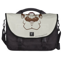 Strongstache (Balding, Brown Hair) Commuter Bags