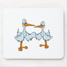 Stuart & Stewart Stork Mouse Pads