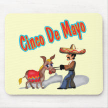 Stubborn Donkey Cinco de Mayo T-shirts and Gifts Mousepad