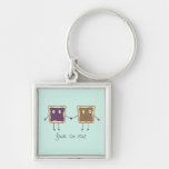 Stuck on you keychain