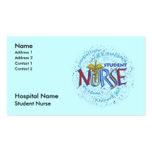 Student Nurse Business Card Template