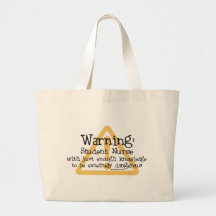 Student Nurse Warning Tote Bag