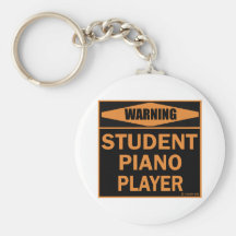 Student Piano Player Keychains