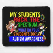 Students Rock The Spectrum Autism Mouse Pads