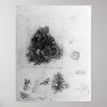 Study for the Virgin and Child with St. Anne Print
