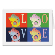 STUFFED BEAR GREETING CARD