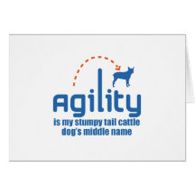 Stumpy Tail Cattle Dog Card