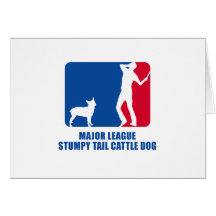 Stumpy Tail Cattle Dog Card