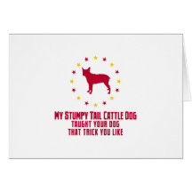 Stumpy Tail Cattle Dog Cards