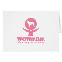 Stumpy Tail Cattle Dog Greeting Card