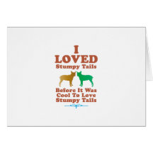 Stumpy Tail Cattle Dog Greeting Card
