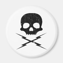 Stuntman Mike Death Proof Skull Crossbolts Magnets