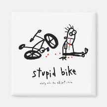 Stupid Bike Magnets
