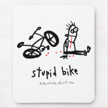 Stupid Bike Mouse Mats