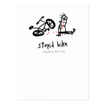 Stupid Bike Postcard