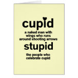 Stupid Cupid Valentine Tshirts and Gifts Cards