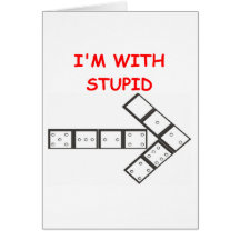 STUPID dominoes Cards