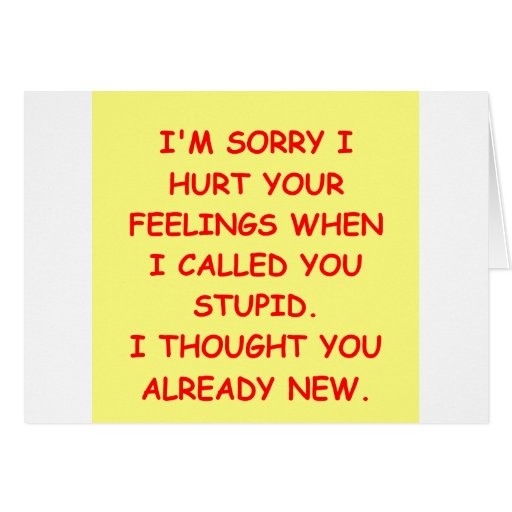 STUPID.png Greeting Card