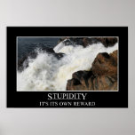 Stupidity is its own reward (S) Posters