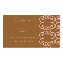 style business card