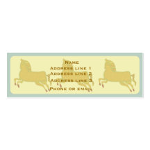 Stylised Horses Business Card