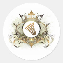 Stylish Badminton Sticker