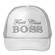 Stylish Elegant Gifts for Bosses First Class Boss Hat